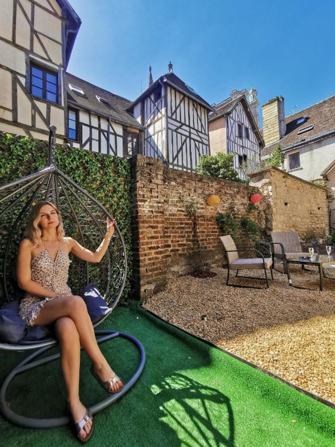 Apartamento Les Cieux de la Cathédrale - Calme - Jardin - Wifi Troyes Exterior foto