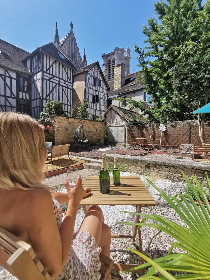 Apartamento Les Cieux de la Cathédrale - Calme - Jardin - Wifi Troyes Exterior foto